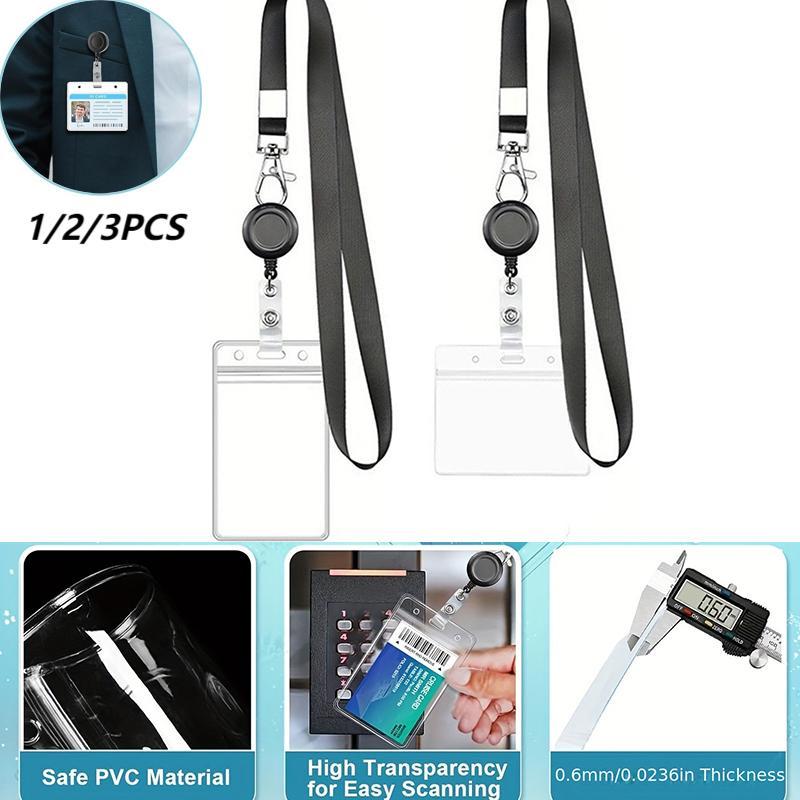 1/2/3Pcs Retractable Badge Ree - Reel Cover recension och pris