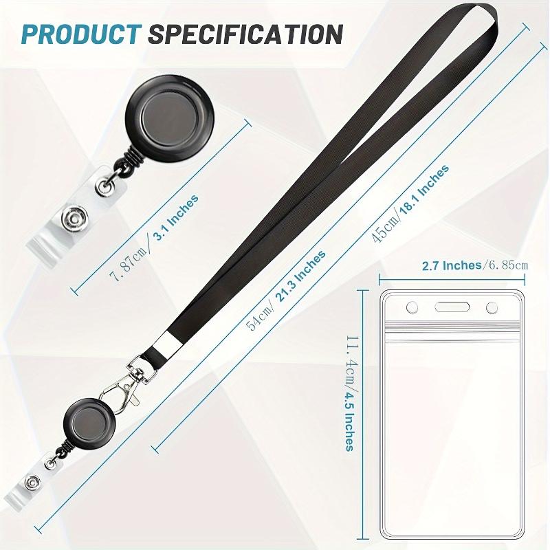 1/2/3Pcs Retractable Badge Ree - Reel Cover recension och pris