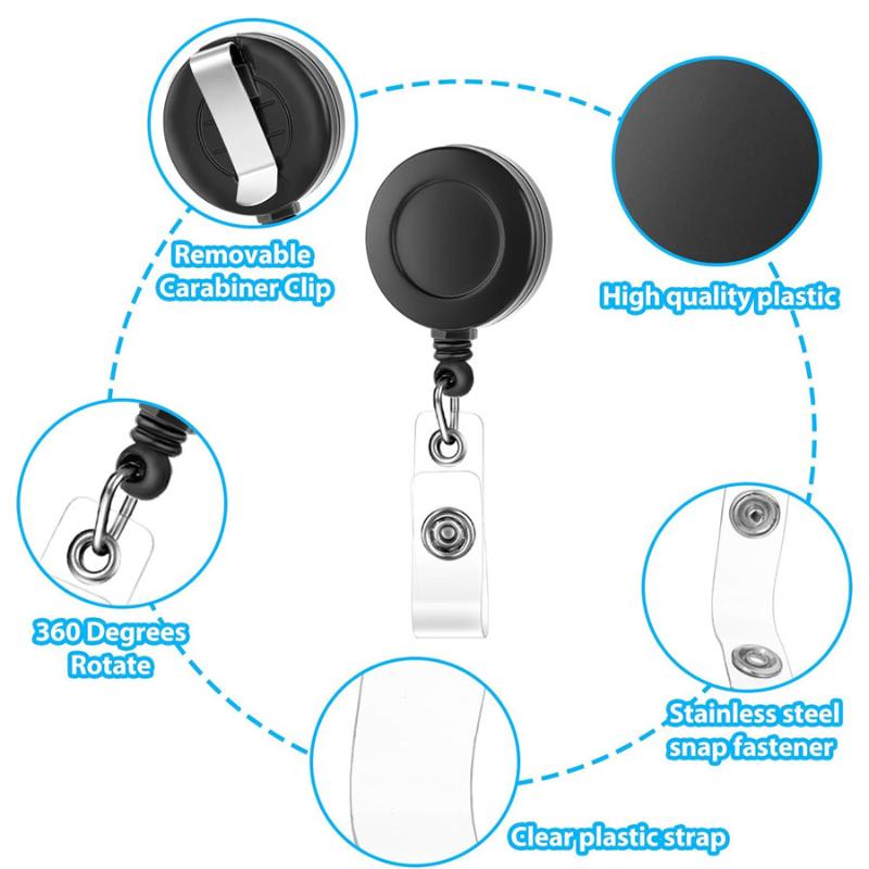 1/2/3Pcs Retractable Badge Ree - Reel Cover recension och pris