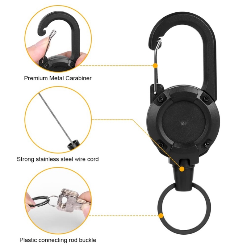 Outdoor Retractable Keychain H - Conventional Reel recension och pris