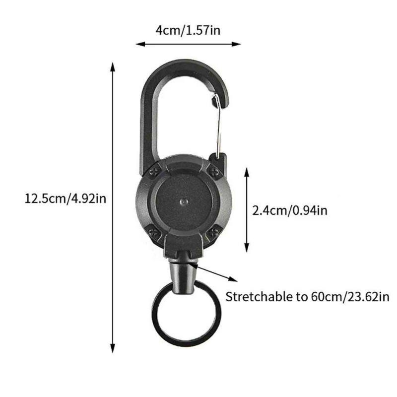 Outdoor Retractable Keychain H - Conventional Reel recension och pris