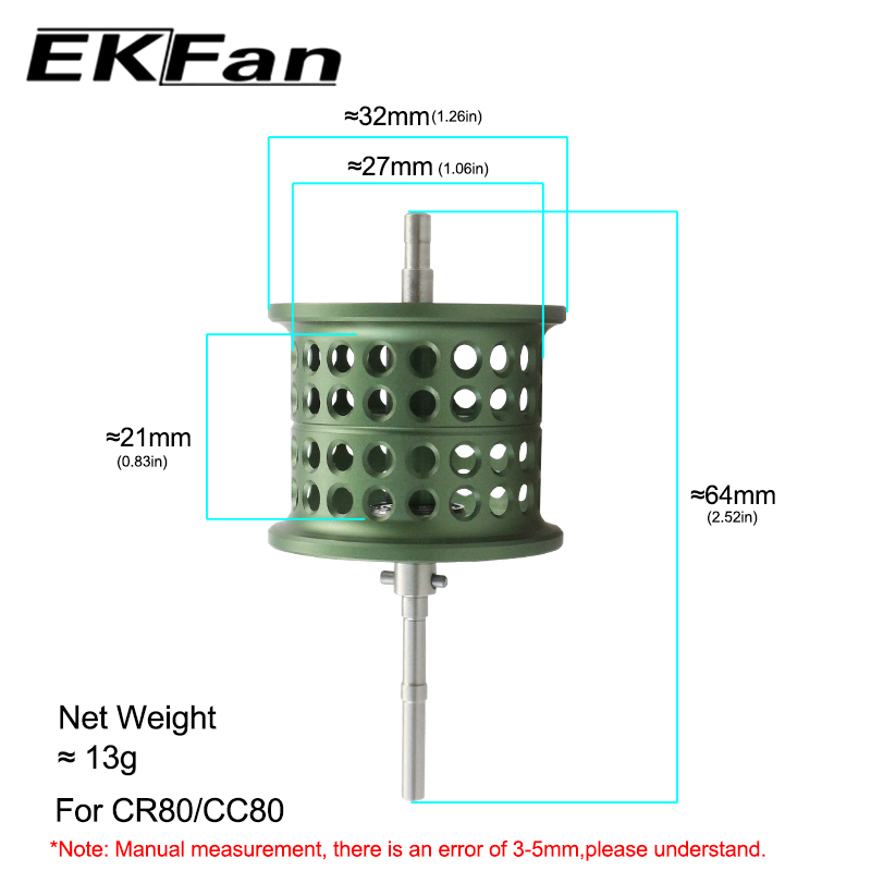 EKFan Green Micro Matter Threa - Reel Drag Knob recension och pris