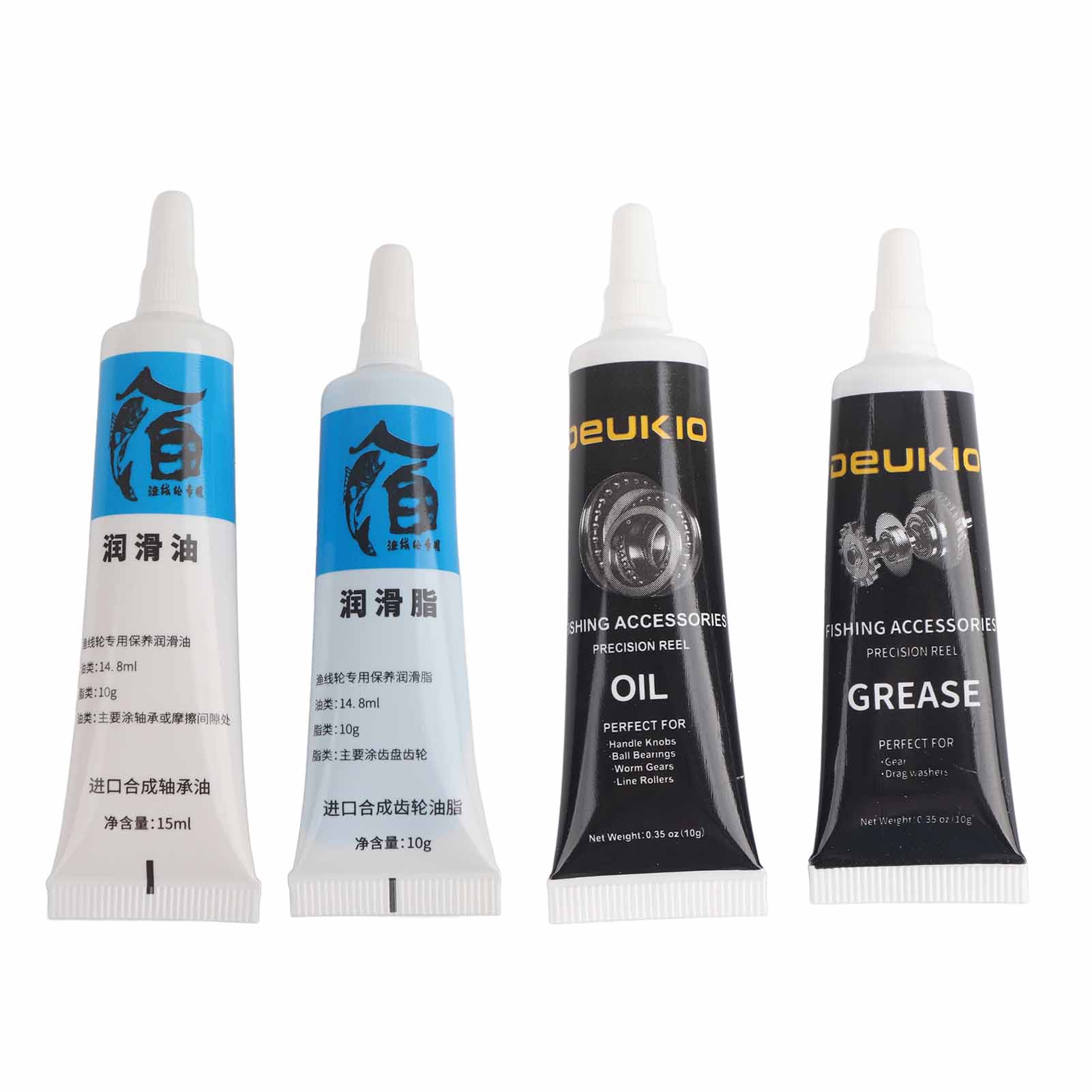 New 2Pcs Fishing Reel Oil and  - Reel Grease recension och pris